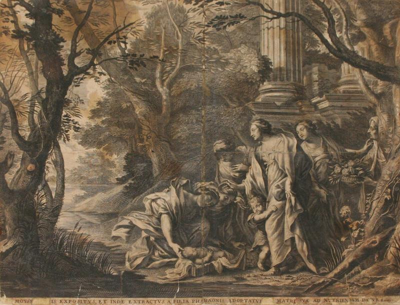 Cornelis Galle II. - Nalezení Mojžíše