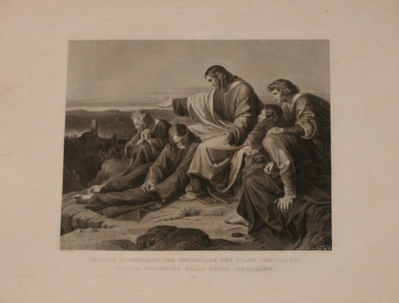 Georg (Jiří) Döbler - Kristus prorokuje zkázu města Jeruzaléma