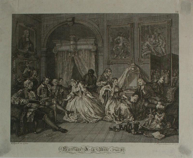 Ernst Ludwig Riepenhausen - Marriage a la Mode (Plate IV)