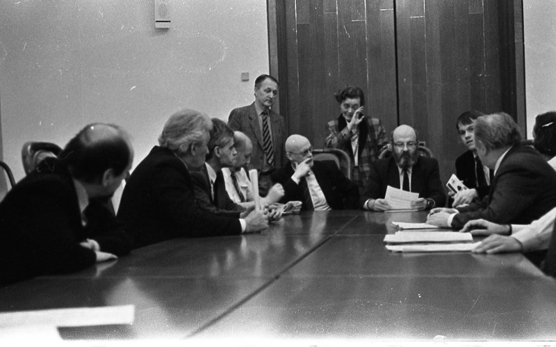 Dagmar Hochová - Jednání poslaneckého klubu Občanské fórum-nezávislí v České národní radě, prosinec 1991