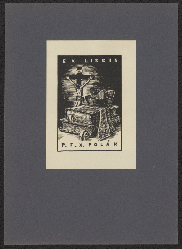 Antonín Kameník - Ex libris P.F.X. Polák