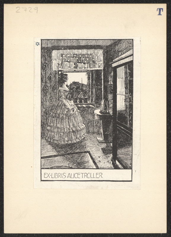 Norbert Troller - Ex libris Alice Troller