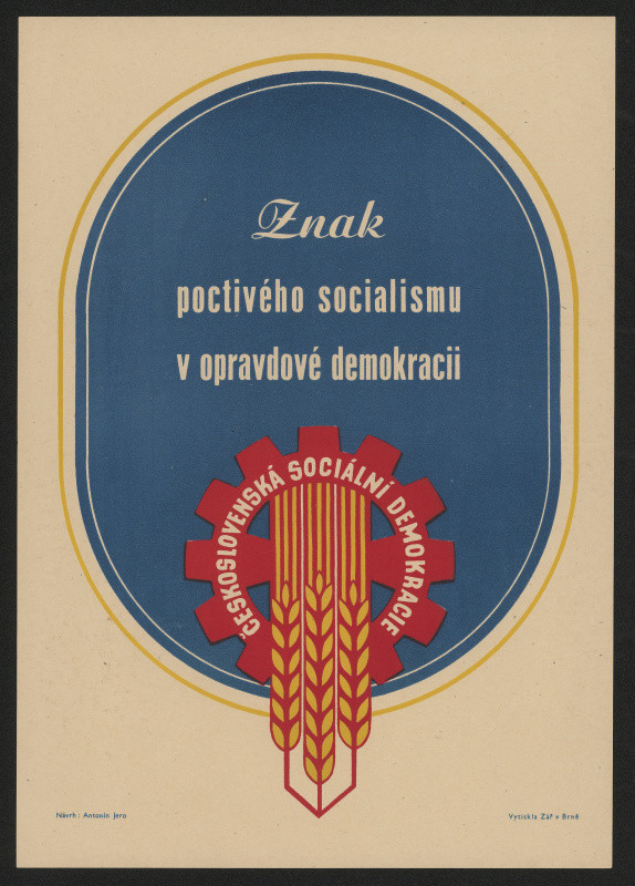 Antonín Jero - Znak poctivého socialismu v opravdové demokracii