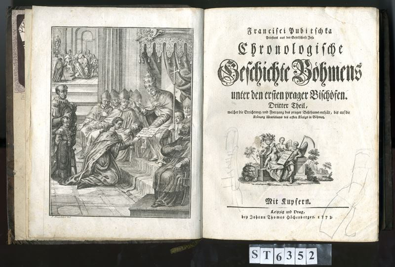 František Pubička, Johann Thomas Höchenberg - Chronologische Geschichte Böhmens unter den ersten prager Bischöfen. Dritter Theil