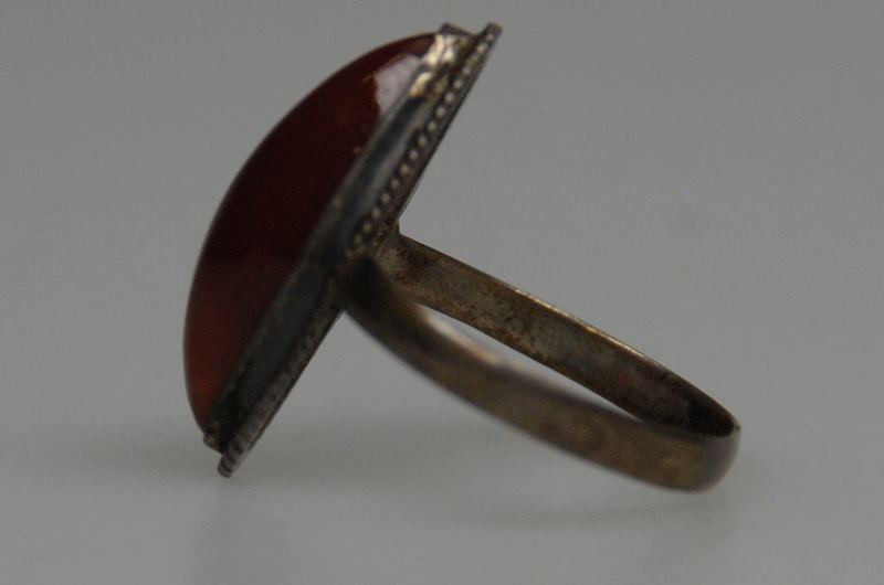 neurčený autor - prsten s karneolem