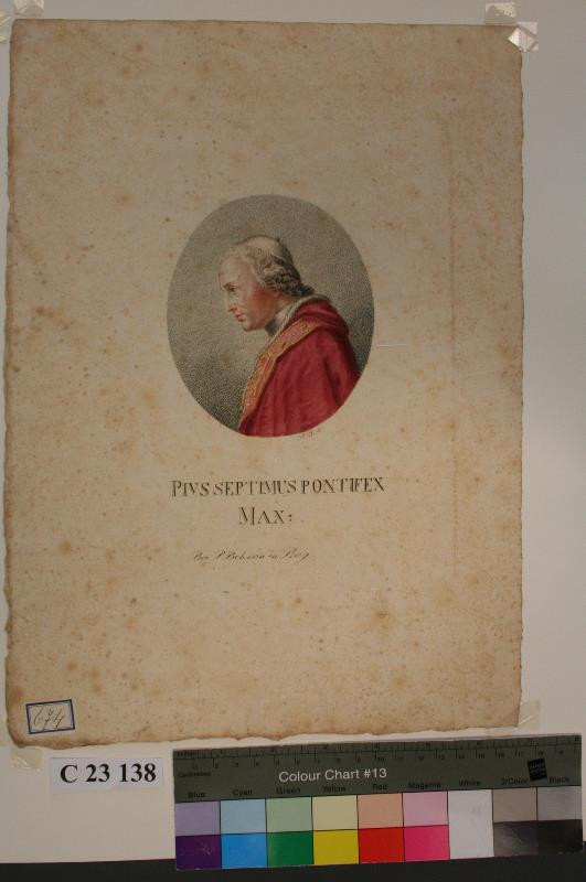 Peter Bohmann (?) - Pius  VII.  Pontifex  Max.