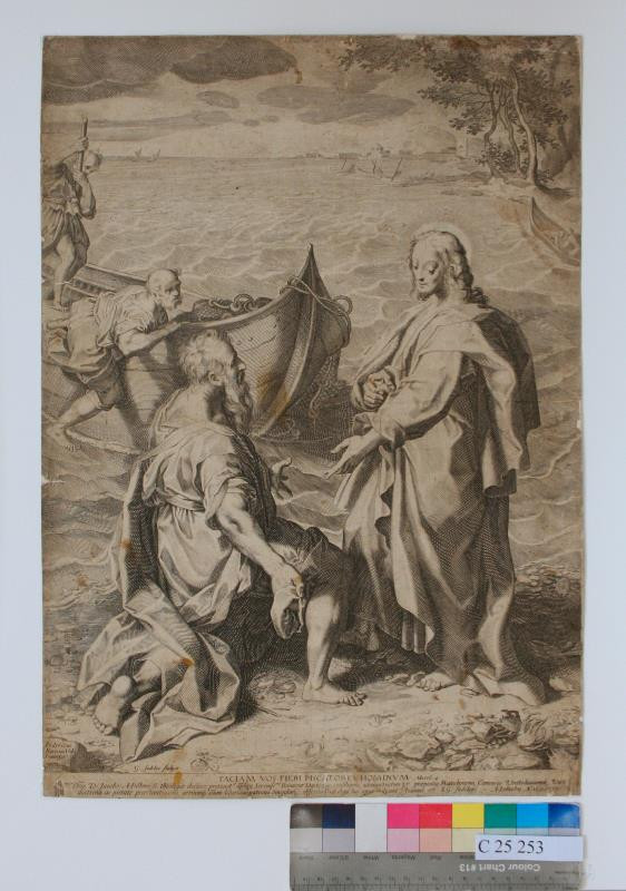 Aegidius (Egidius) Sadeler II. - Povolání Petra mezi učedníky