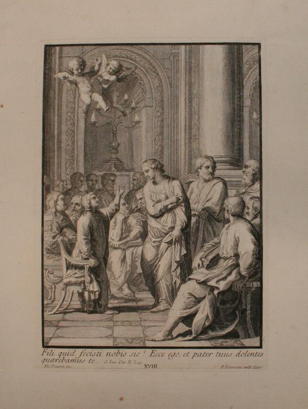 Francesco Polanzani - Ježíš mezi učenci v chrámě