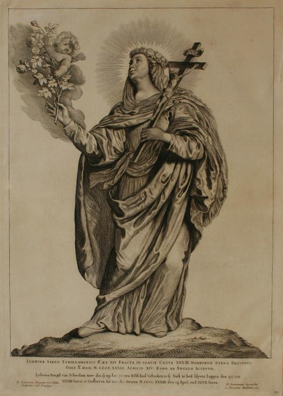 Cornelis Visscher - Lydwina virgo Schiedamensis