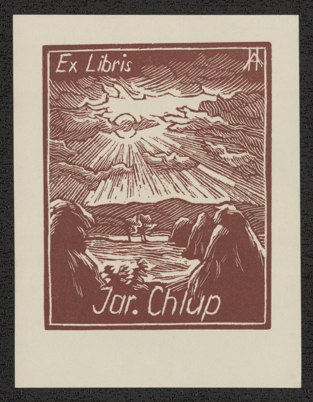 Antonín Hála - Exlibris Jar. Chlup