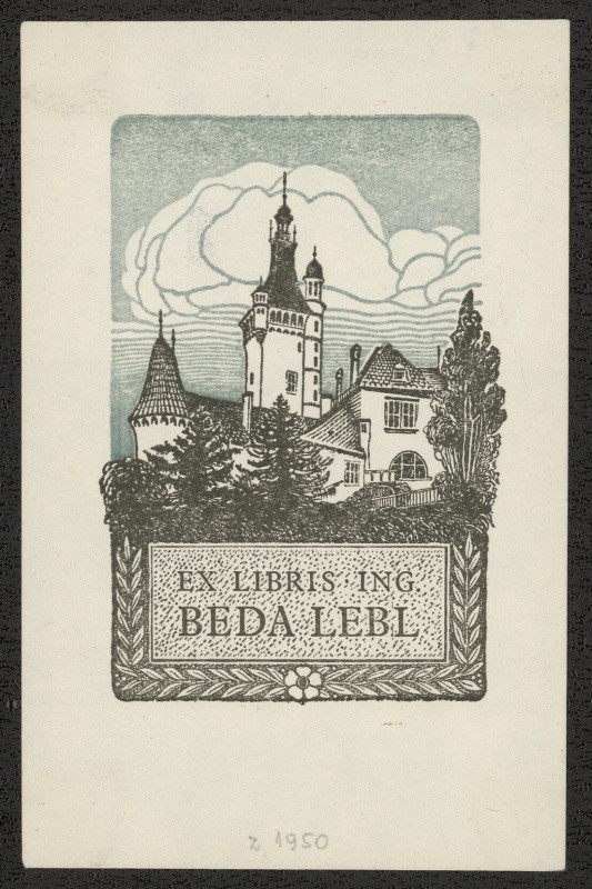 Alois Chvála - Ex libris Ing. Beda Lebl