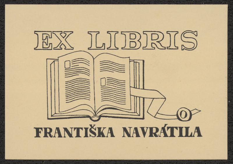 Karel Kilberger - EX LIBRIS FRANTIŠKA NAVRÁTILA