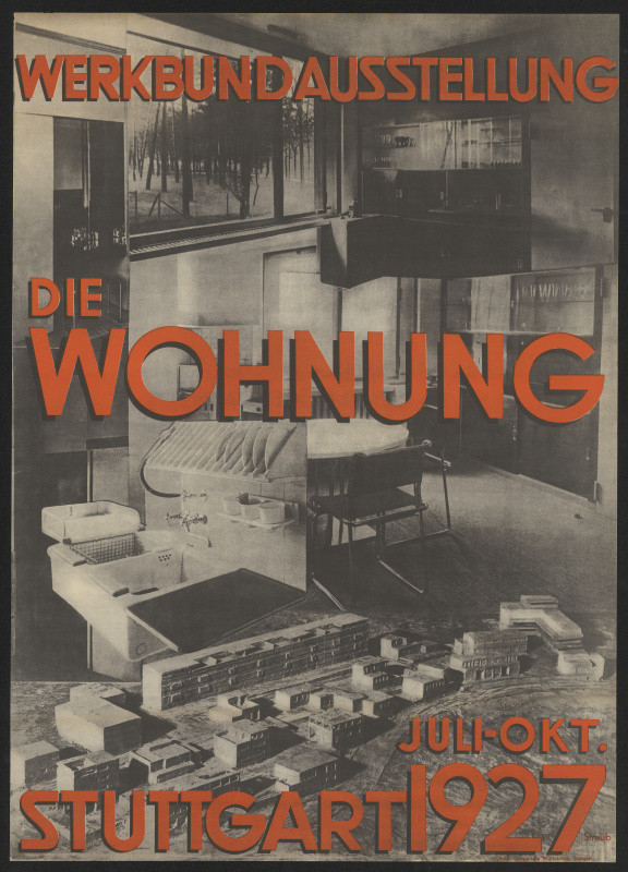 Straub - Werkbungausstellung die Wohnung, Juli-Okt. Stuttgart 1927