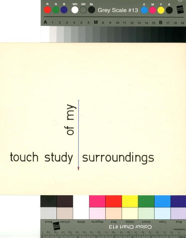 Jiří Hynek Kocman - Touch study of my surroundings (autorské portfolio : My Activities : Touch Activity)