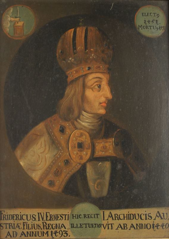 neznámý malíř středoevropský - Fridrich IV. Habsburský