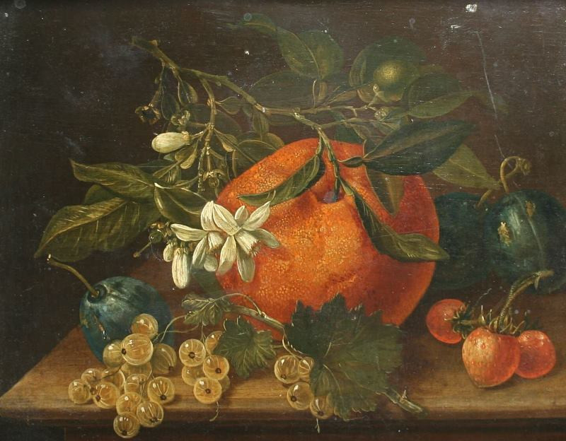 Jan Vojtěch Angermayer - Zátiší s ovocem