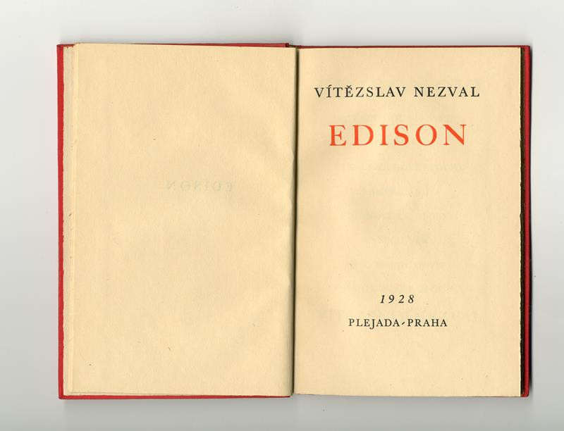 Rudolf Škeřík, Průmyslová tiskárna, Vít Obrtel, Vítězslav Nezval, Plejada (edice) - Edison