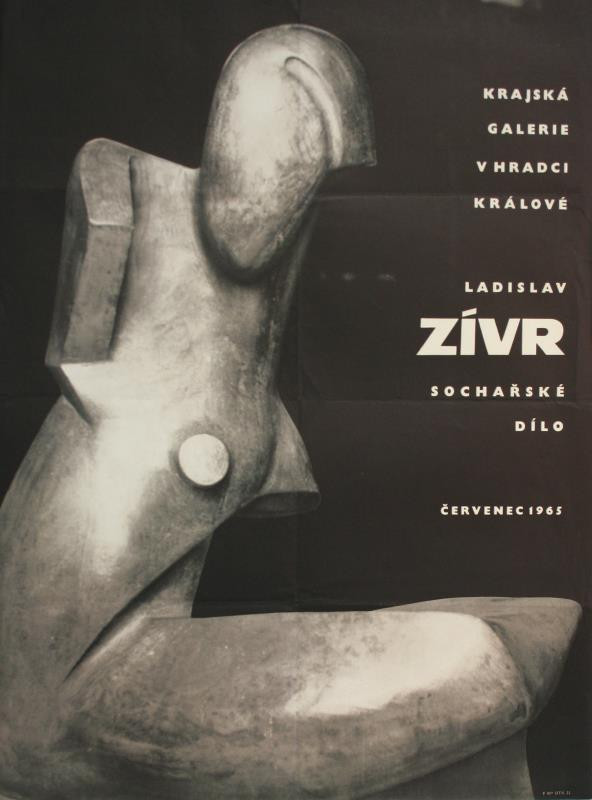 neurčený autor - Ladislav Zívr, sochařské dílo. Hradec Králové 1965