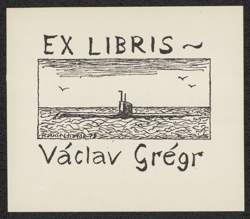 Kamil Lhoták - Ex libris Václav Grégr