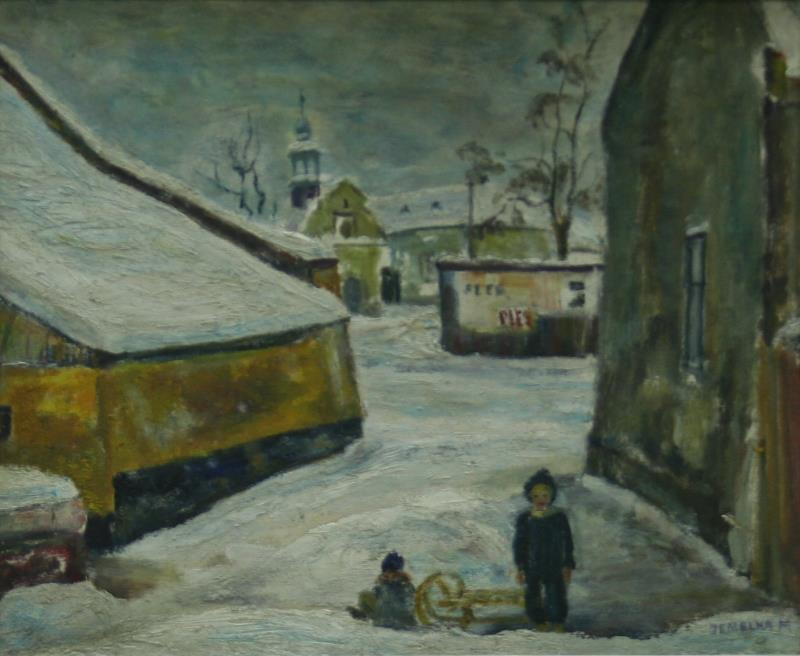 Miloslav Jemelka - Hodolany v zimě