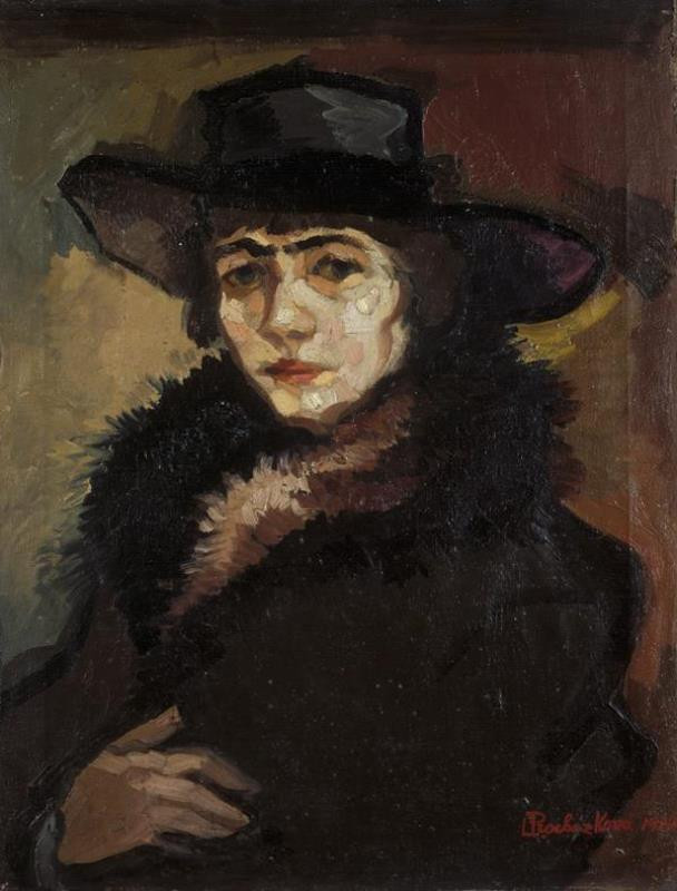 Linka Procházková-Scheithauerová - Autoportrét