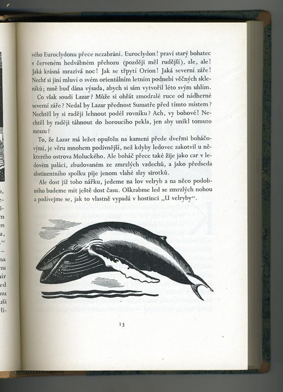 Průmyslová tiskárna, Jindřich Svoboda, Method Kaláb, S. V. Klíma, Družstevní práce, Herman Melville, Rockwell Kent - Bílá velryba