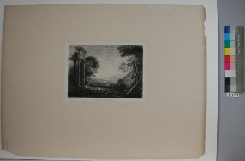 Gustave Greux - Ideale  Landschaft