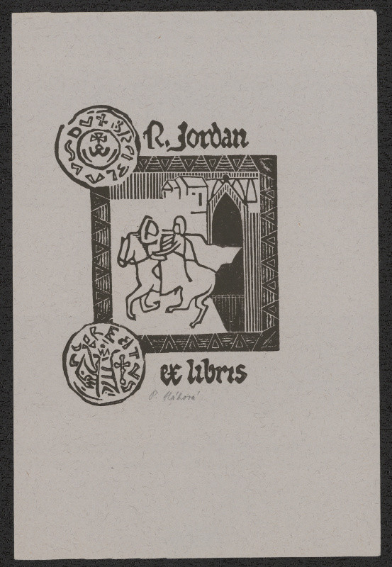 P. Hábová - R.Jordan ex libris