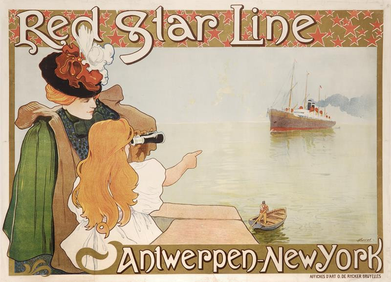 H. Cassiers - Red Star Line. Antwerpen-New York