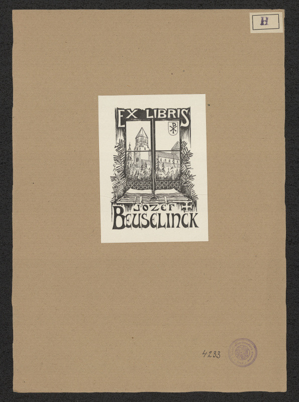 Alb. Hoet - Ex libris Jozef Beuselinck