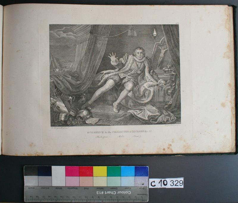 William Hogarth - Shakespeare Acts. in Hogarths Kupferstiche