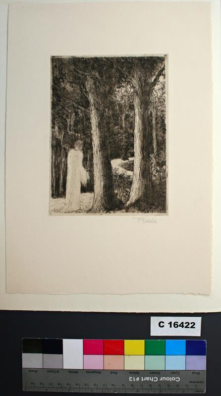 František Kobliha - Postava pod stromy