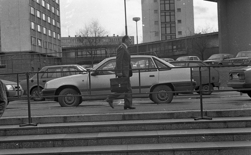 Dagmar Hochová - Republikový sněm Občanského fóra v sídle Vodních staveb v Praze-Holešovicích, 12. a 13. 1. 1991