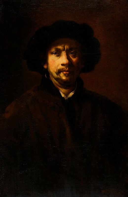 Rembrandt van Rijn - kopie - Vlastní podobizna