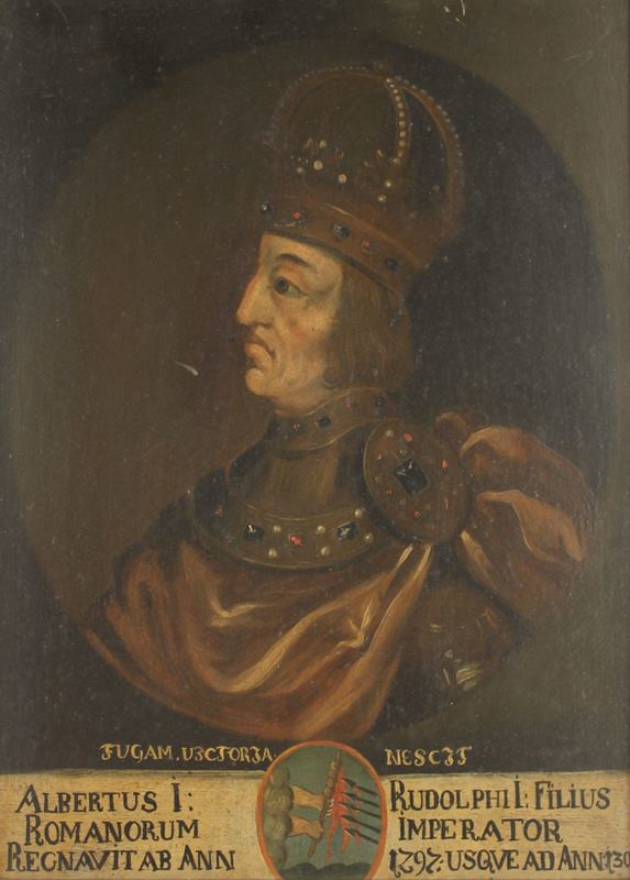 neznámý malíř středoevropský - Albert I. Habsburský