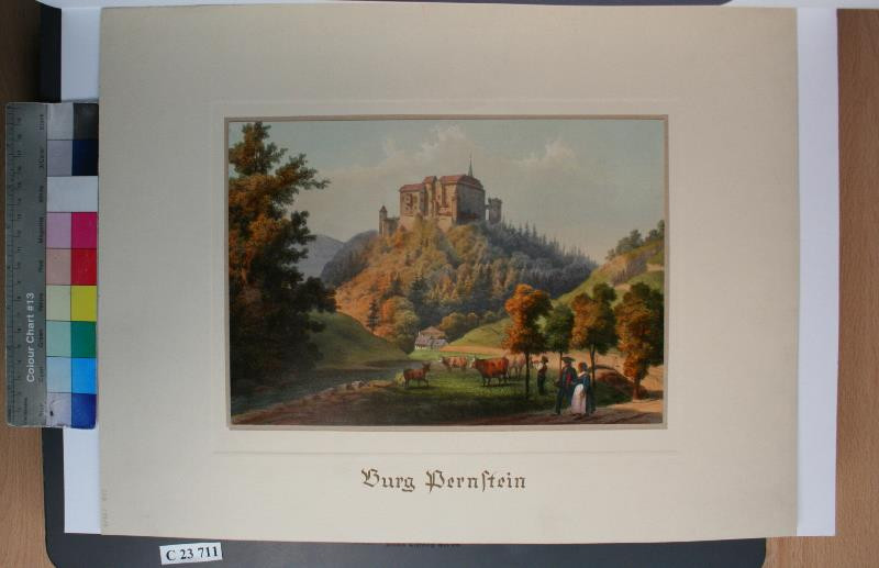 August Haun - Burg  Pernstein