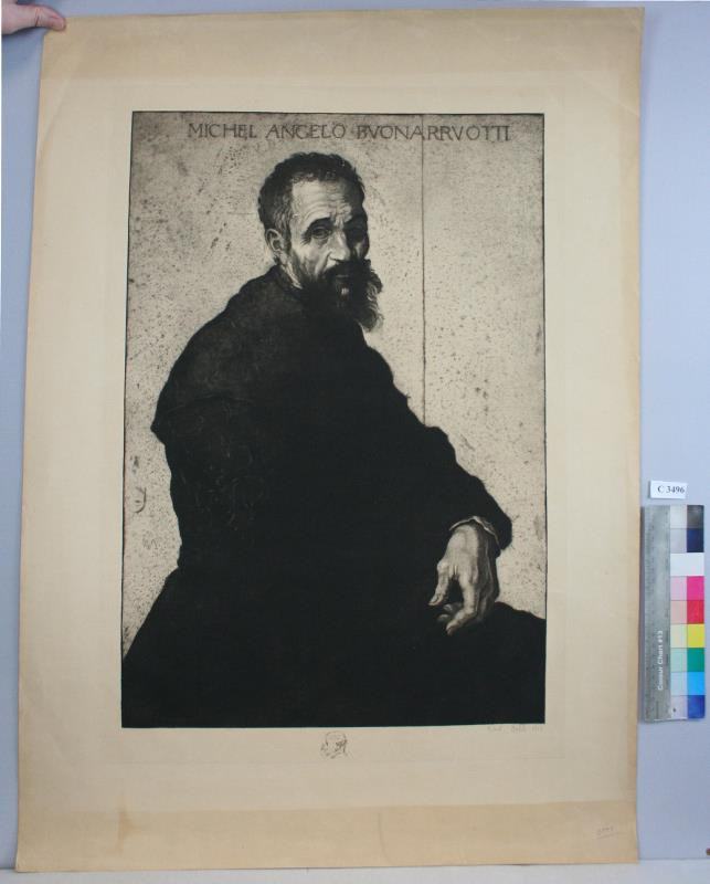 Emil Orlik - Michelangelo  Buonarotti