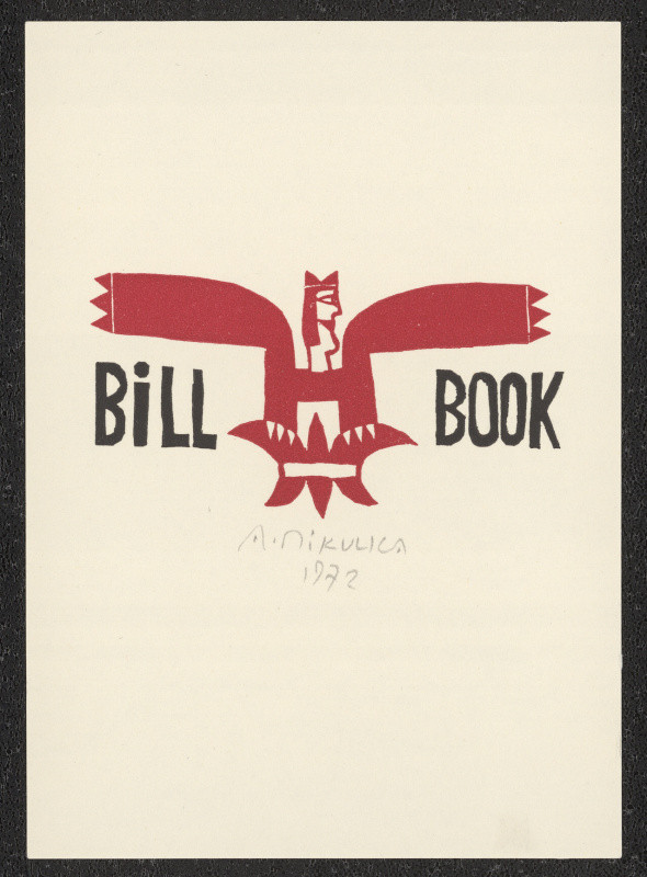 Alois Mikulka - Bill book