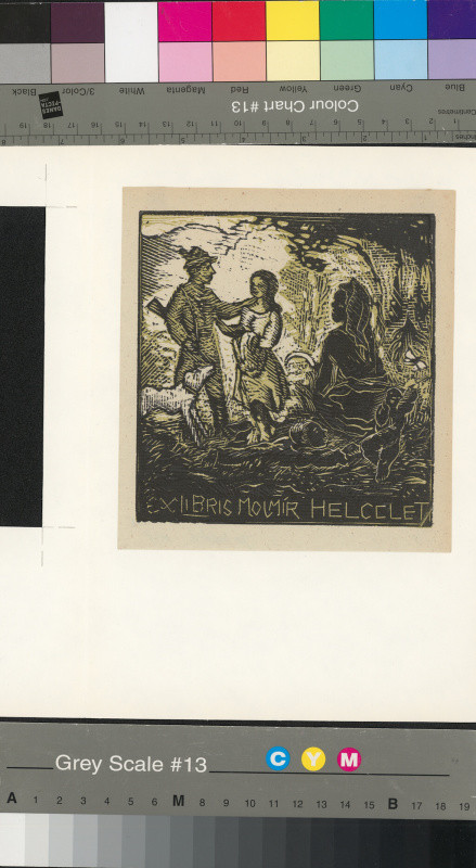 Josef Váchal - Ex libris Mojmír Helcelet