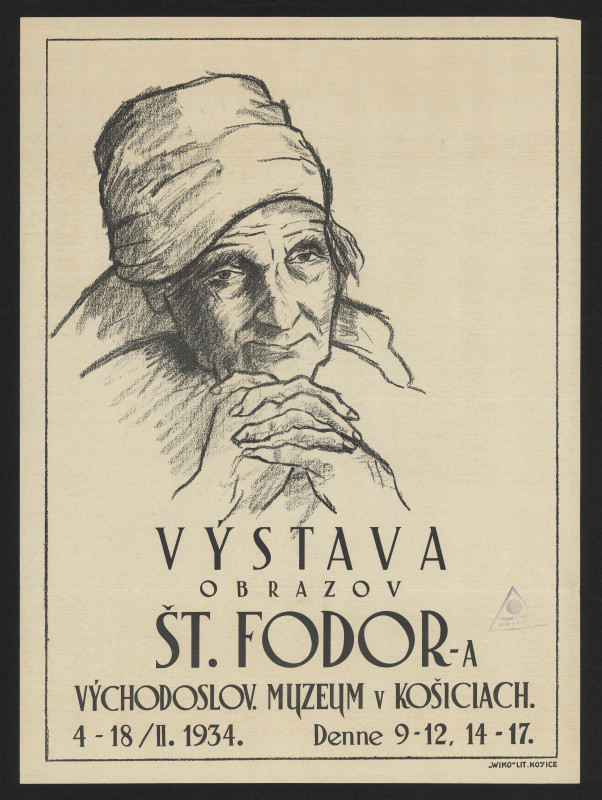 neznámý - Výstava obrazov Št. Fodora, Východoslov. Muzeum v Košiciach