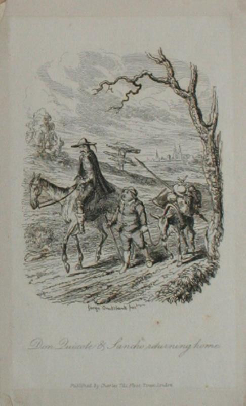 George Cruikshang - Illustrations of Don Quichote