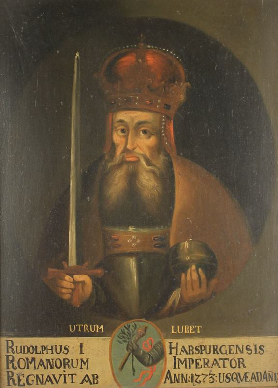 neznámý malíř středoevropský - Rudolf I. Habsburský