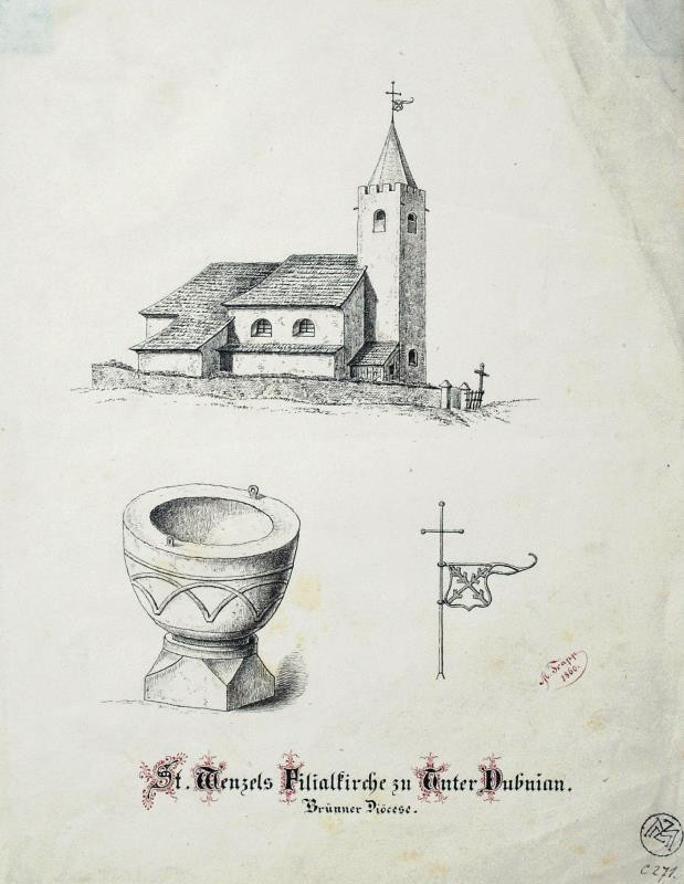 Mořic (Mauritz) Vilém Trapp - Dolní Dubňany - filiál. kostel sv. Václava
