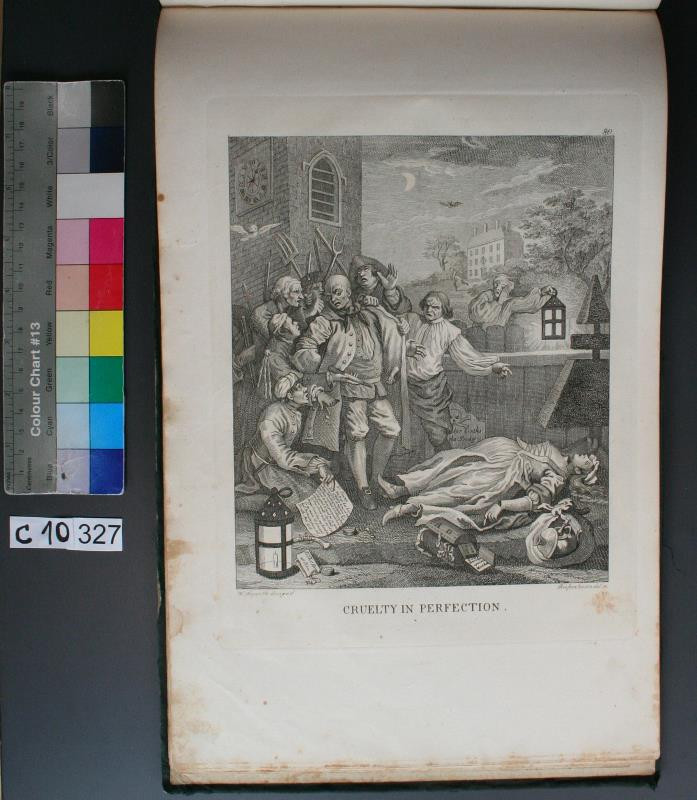 Ernst Ludwig Riepenhausen - Cruelty in Perfection. in Hogarths Kupferstiche