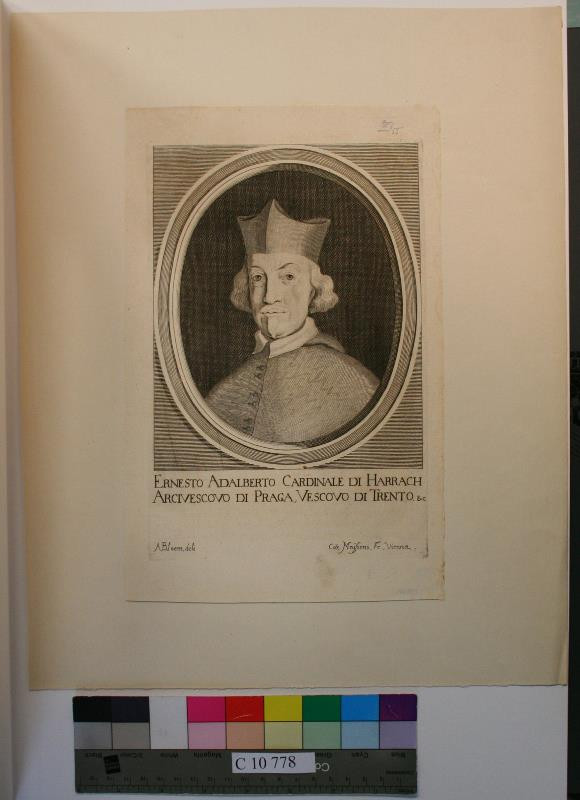 Cornelis Meyssens - Ernst  Adalbergt  kardinál  Harrael