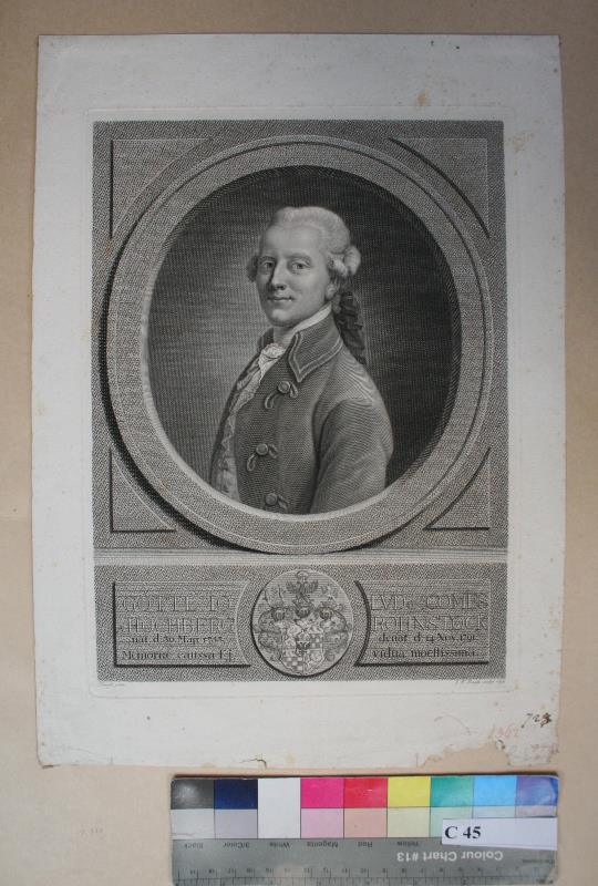 Johann Friedrich Bause - Gottl.  Jon.  Ludo.  comes  a  Hochberg  -  Rohnstock