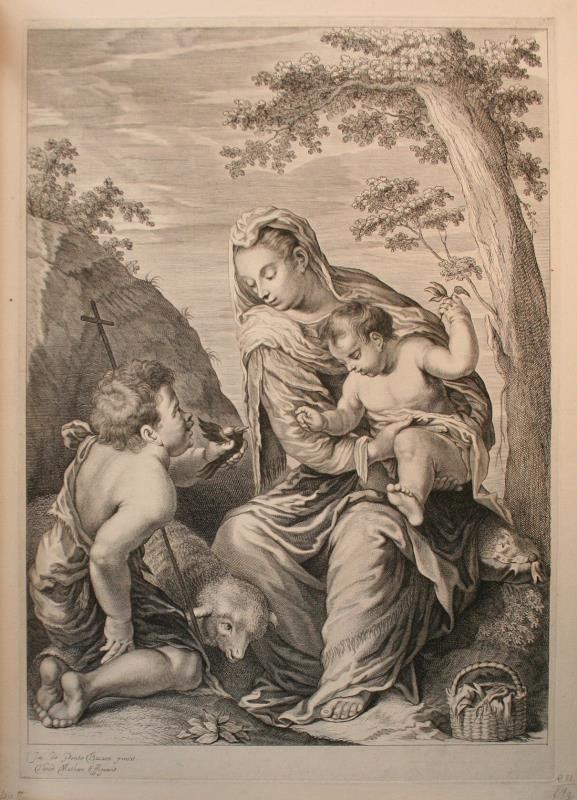 Theodor Matham - Madona s Ježíšem a sv. Janem