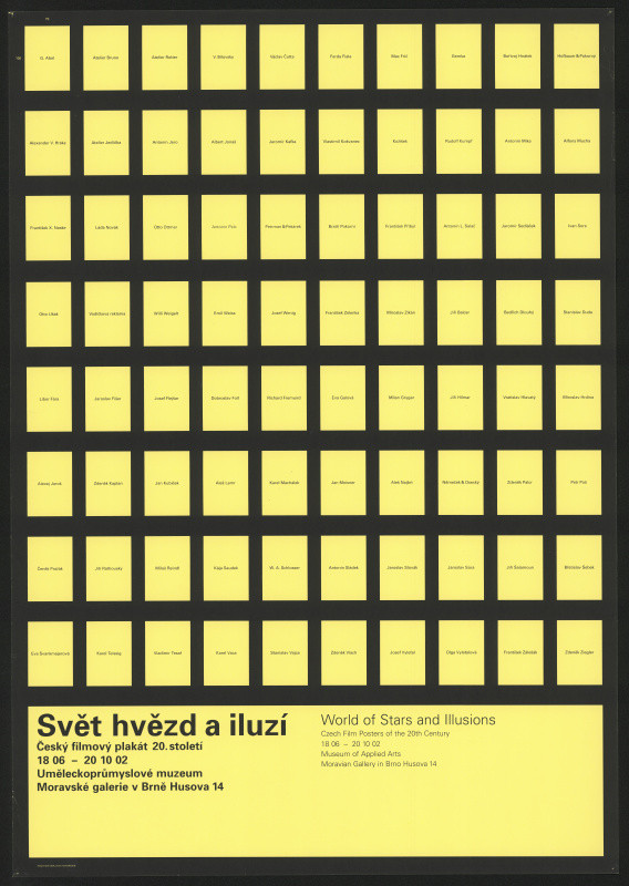 Petr Babák - Svět hvězd a iluzí-Český filmový plakát 20.století