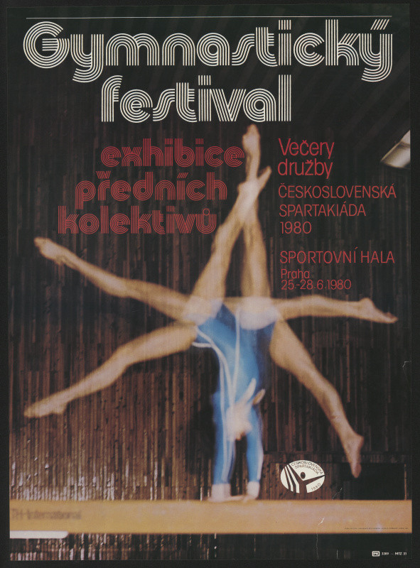 Oldřich Pošmurný - Gymnastický festival: Exhibice předních kolektivů