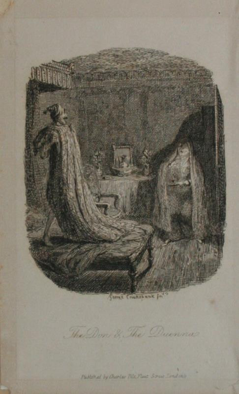 George Cruikshang - Illustrations of Don Quichote